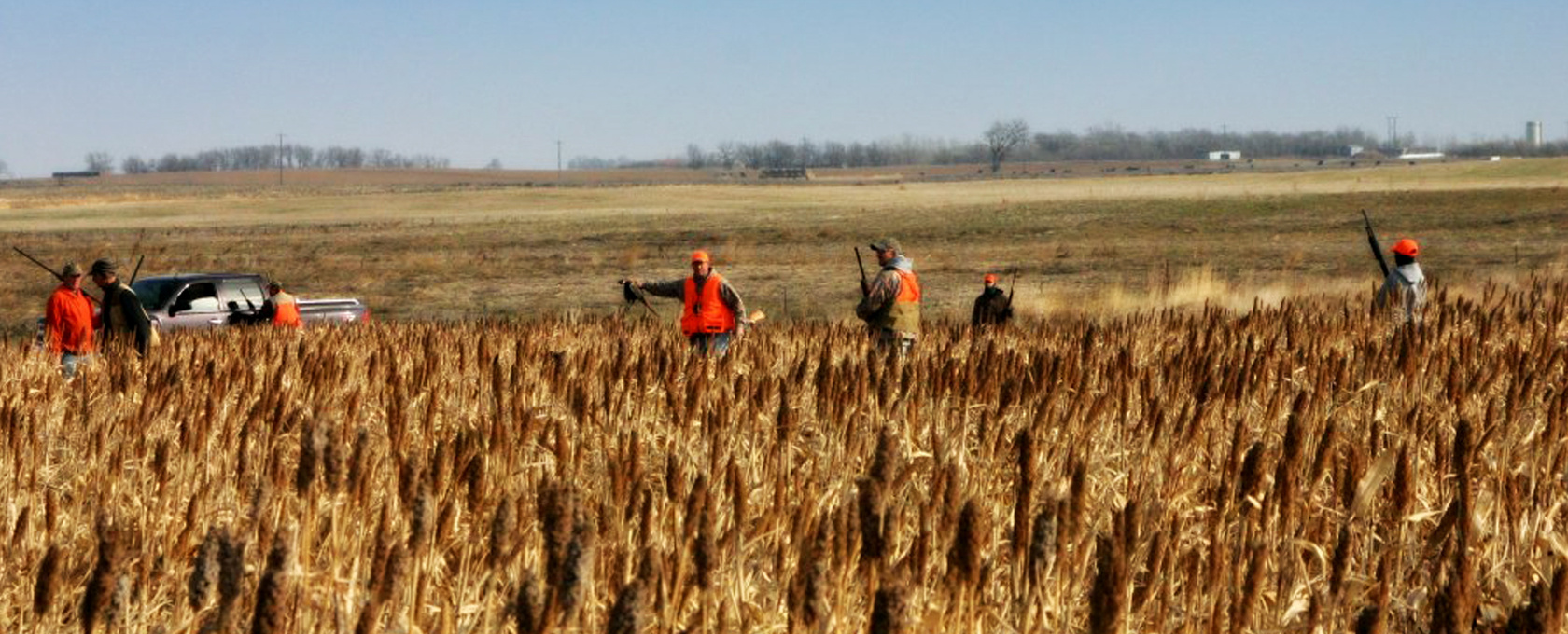 Group of Pheasant Hunters in Zell, SD
